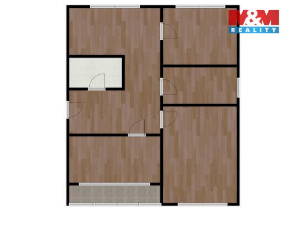 Prodej bytu 4+1, Klášterec nad Ohří, Družstevní, 85 m2