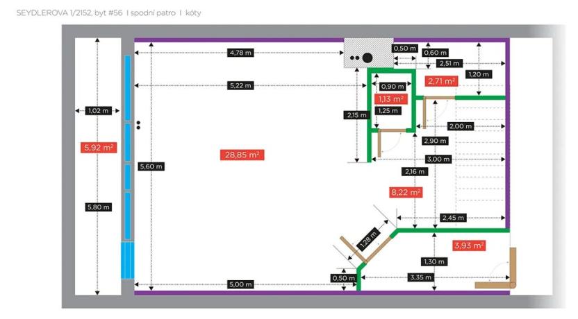 Prodej bytu 3+kk, Praha - Stodůlky, Seydlerova, 94 m2