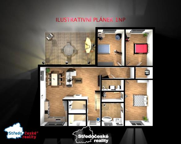 Prodej rodinného domu, Polerady, 240 m2