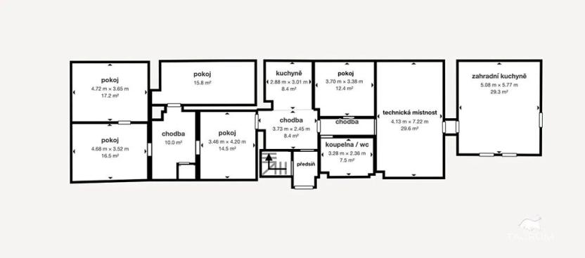 Prodej rodinného domu, Přimda, 694 m2
