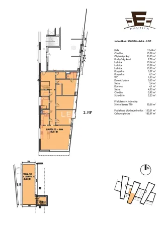 Prodej bytu 4+kk, Praha - Záběhlice, K vodě, 150 m2