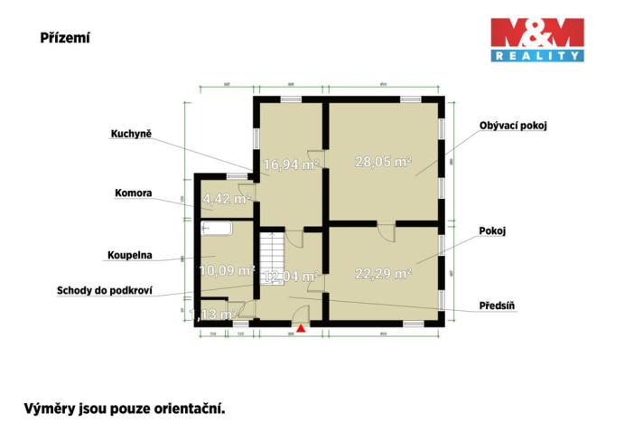 Prodej rodinného domu, Staré Sedlo - Darmyšl, 95 m2