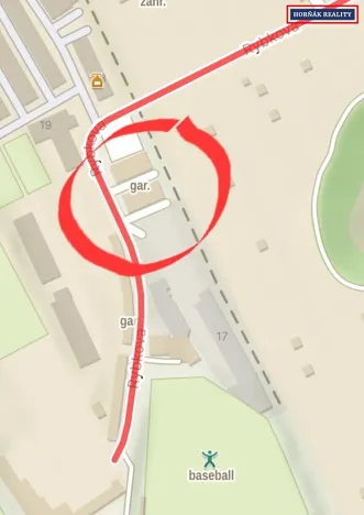 Prodej garáže, Brno, Rybkova, 18 m2