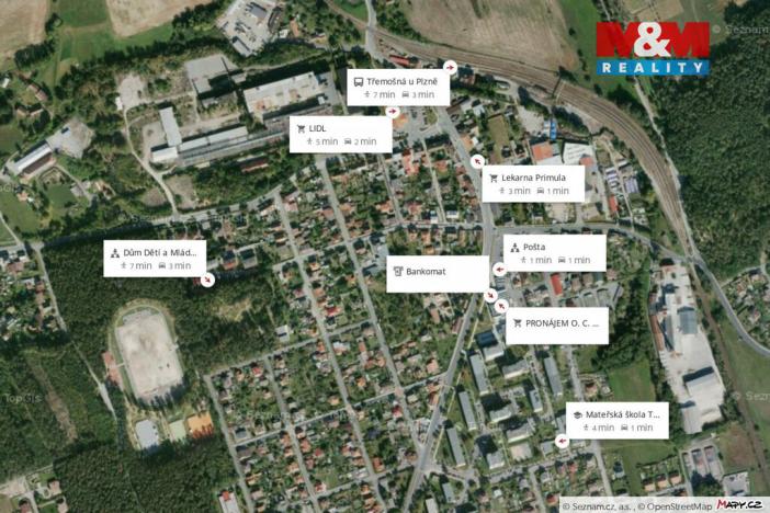 Pronájem obchodního prostoru, Třemošná, Plzeňská, 86 m2