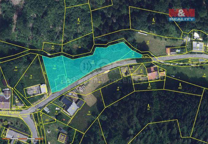 Prodej pozemku pro bydlení, Červená Voda - Moravský Karlov, 2801 m2