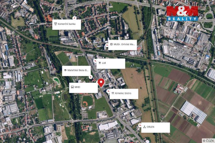 Pronájem kanceláře, Brno, Hněvkovského, 68 m2