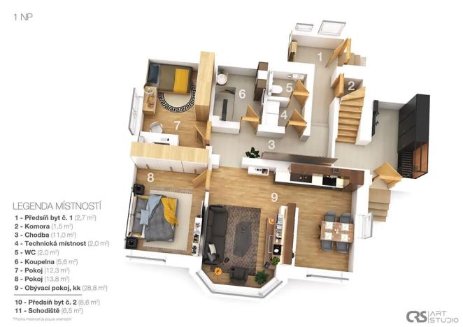 Prodej rodinného domu, Hodslavice, 211 m2