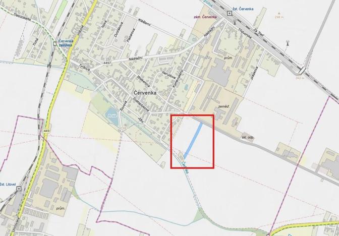 Prodej pole, Červenka, 3829 m2