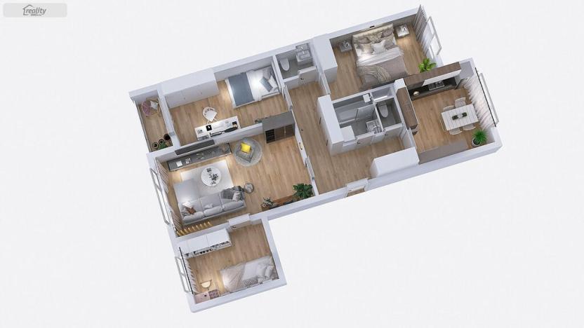 Prodej bytu 4+1, Praha - Modřany, Pertoldova, 93 m2