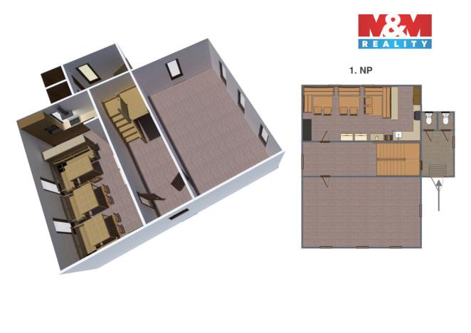 Prodej chaty, Loučná pod Klínovcem - Háj, 285 m2