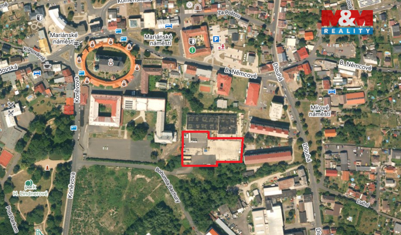 Pronájem komerčního pozemku, Krupka, Bohumila Bachury, 5000 m2