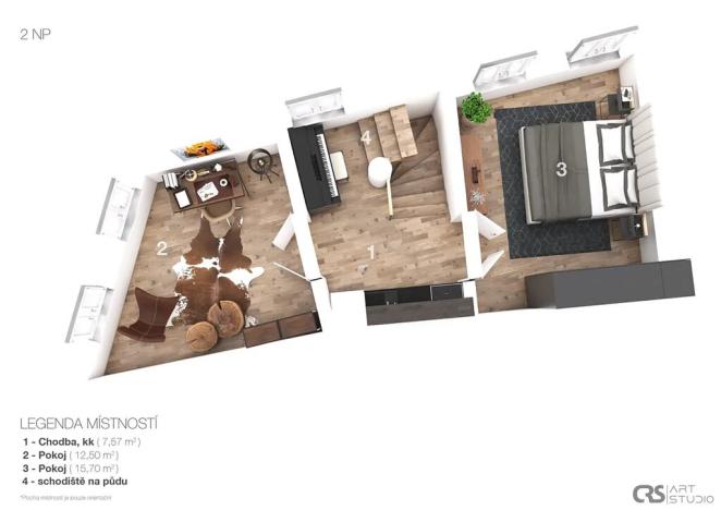 Prodej rodinného domu, Praha - Vršovice, Na stráni, 71 m2