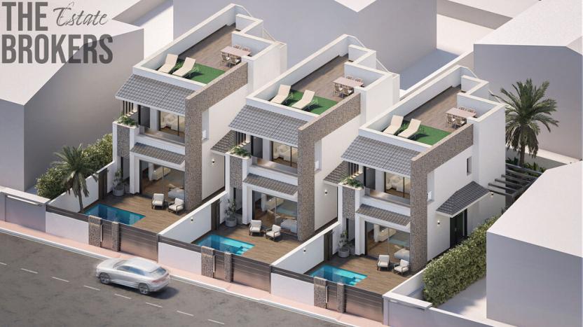 Prodej rodinného domu, San Pedro del Pinatar, Murcia, Španělsko, 160 m2