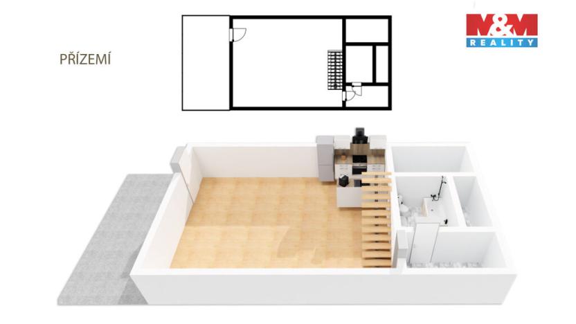 Prodej rodinného domu, Březnice, Počapská, 111 m2