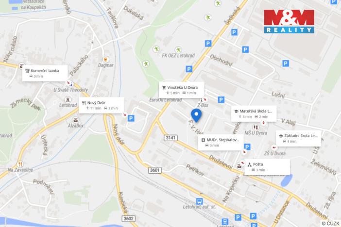 Pronájem bytu 3+1, Letohrad, F. V. Heka, 83 m2