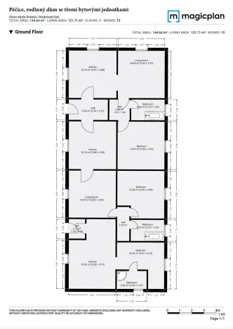 Prodej vícegeneračního domu, Pěčice, 206 m2