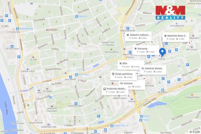 Prodej bytu 3+1, Praha - Modřany, Pejevové, 67 m2