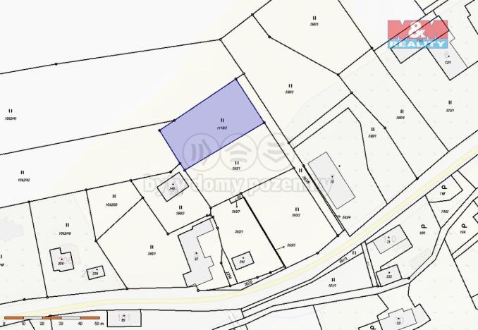 Prodej pozemku pro bydlení, Rudná pod Pradědem - Stará Rudná, 1423 m2