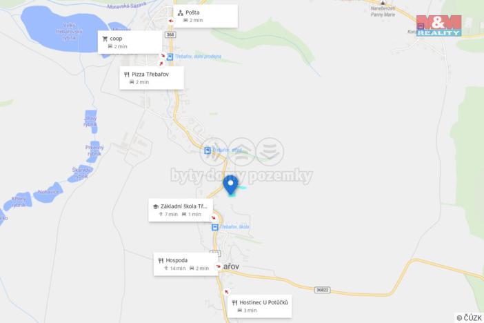 Prodej pozemku pro bydlení, Třebařov, 2559 m2