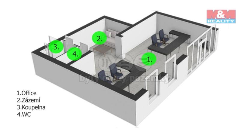 Prodej obchodního prostoru, Pacov, Myslíkova, 70 m2