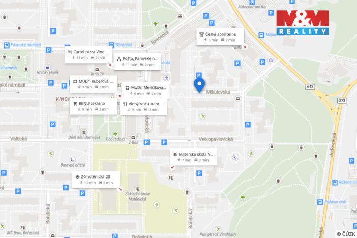 Prodej bytu 2+kk, Brno, Mikulovská, 39 m2