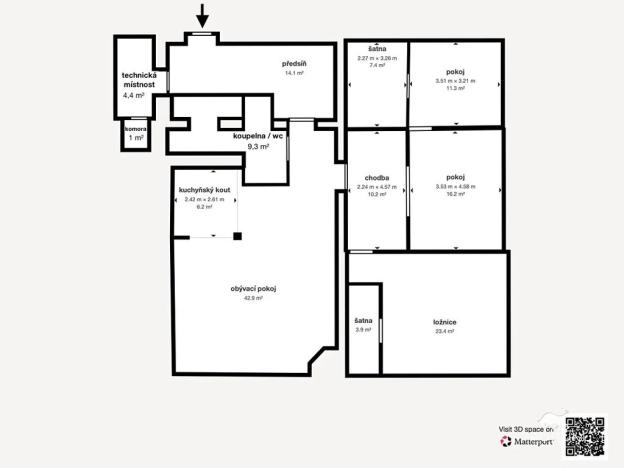 Prodej bytu 4+kk, Plzeň, Koperníkova, 157 m2