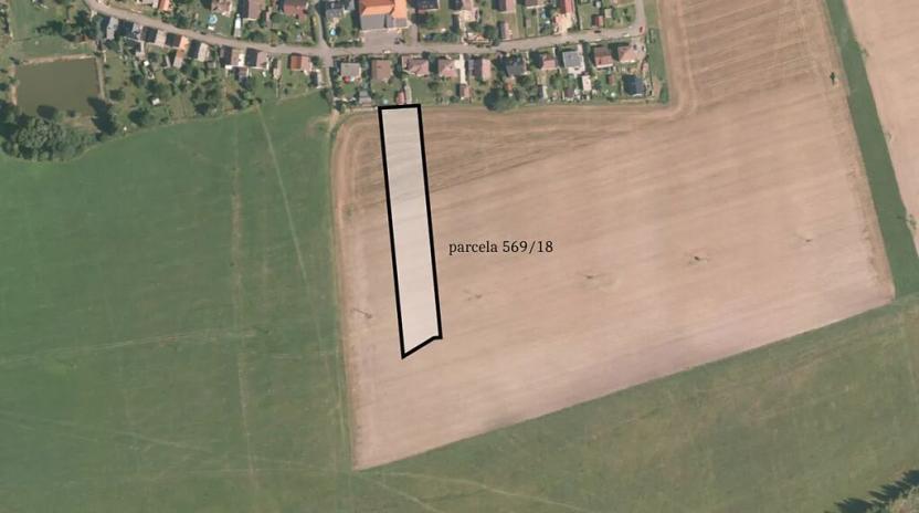 Prodej pozemku pro bydlení, Těně, 4546 m2