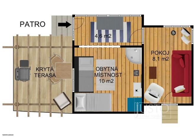 Prodej chaty, Písek, 44 m2