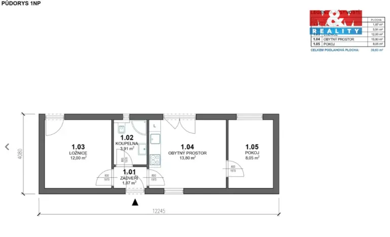 Prodej rodinného domu, Třemošná - Záluží, 48 m2