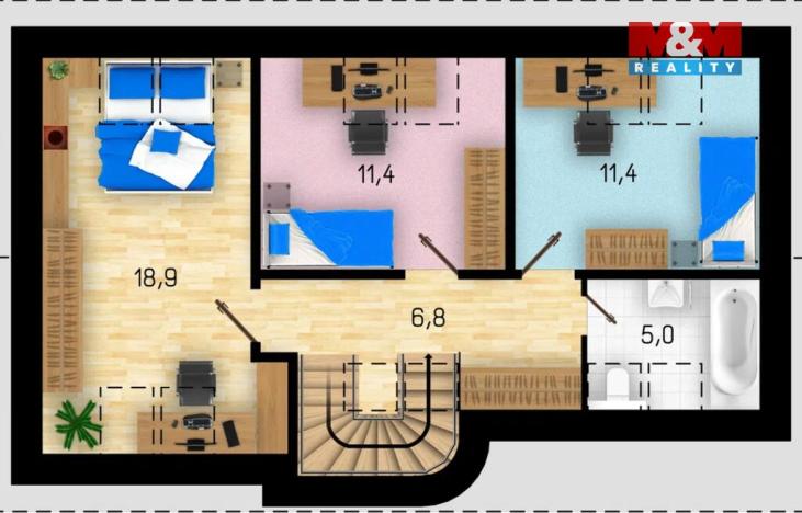 Prodej rodinného domu, Třemošná - Záluží, 110 m2