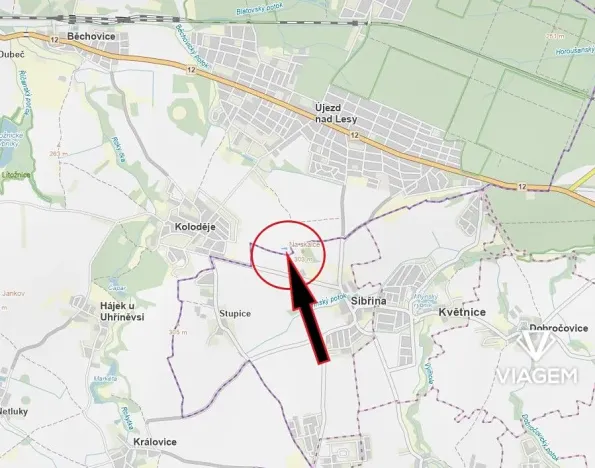 Prodej podílu pole, Praha - Koloděje, 516 m2