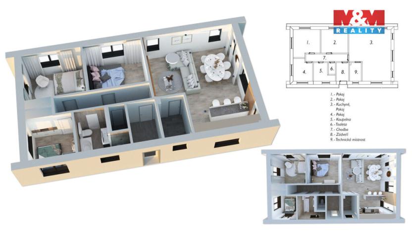 Prodej rodinného domu, Dolní Lutyně, Bohumínská, 107 m2