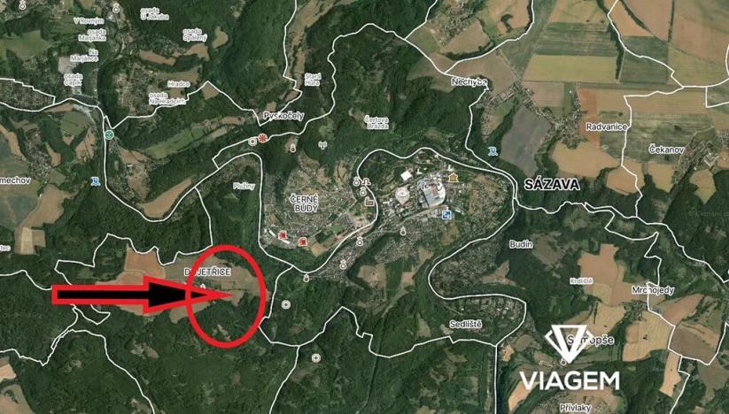 Prodej pole, Sázava, 25946 m2