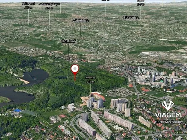 Prodej podílu lesa, Praha - Hostivař, 1302 m2