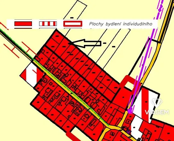 Prodej podílu pozemku pro bydlení, Toušice, 194 m2