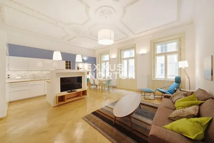 Pronájem bytu 2+kk, Praha - Nové Město, Soukenická, 66 m2