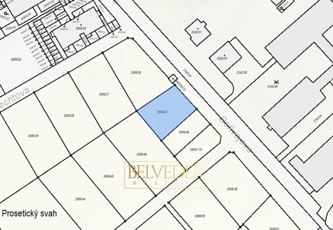 Prodej pozemku pro bydlení, Teplice, 609 m2