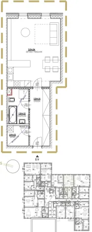 Prodej bytu 1+kk, Jablonec nad Nisou, Krkonošská, 50 m2