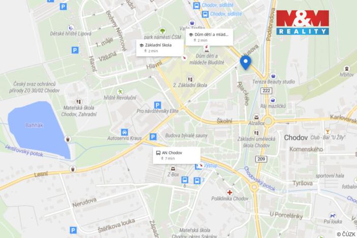 Pronájem obchodního prostoru, Chodov, Husova, 46 m2