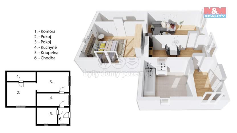Prodej rodinného domu, Újezd u Přelouče, 70 m2