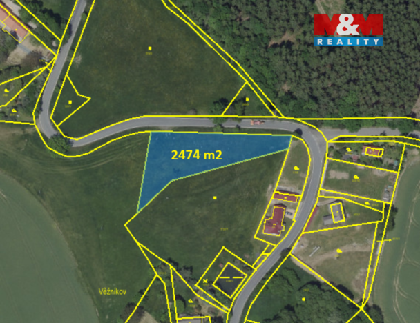 Prodej louky, Slavošov - Věžníkov, 2474 m2