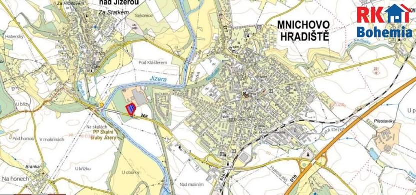 Prodej komerčního pozemku, Mnichovo Hradiště, 9493 m2