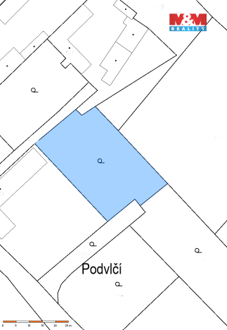 Prodej pozemku pro bydlení, Dolní Beřkovice - Podvlčí, 1178 m2