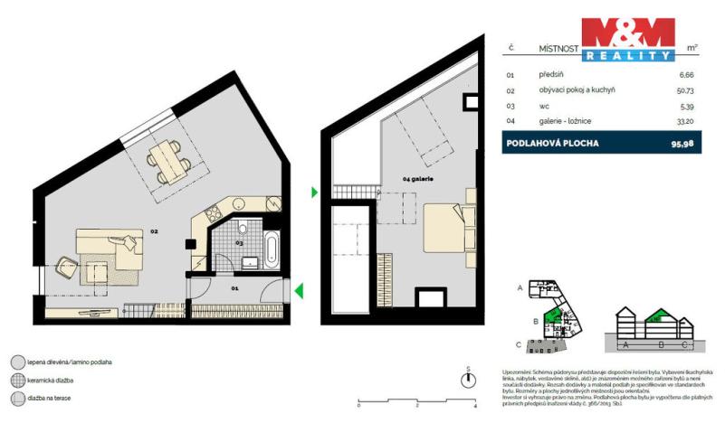 Prodej bytu 2+kk, Praha - Libeň, Střížkovská, 96 m2