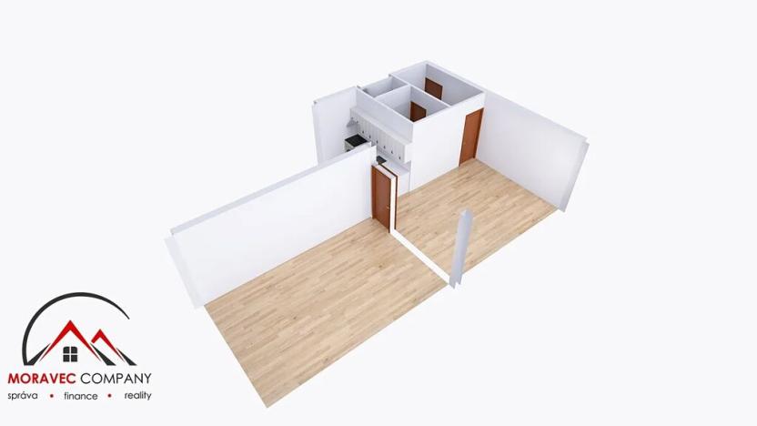 Pronájem bytu 2+kk, Ostrava, Křišťanova, 56 m2