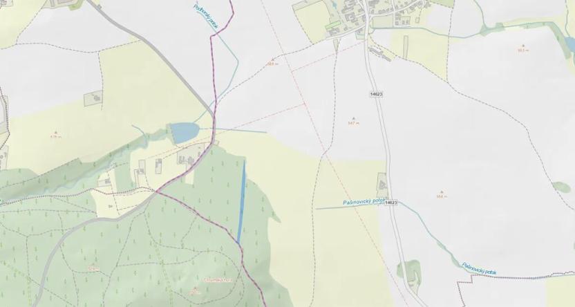 Prodej lesa, Ločenice, 5269 m2