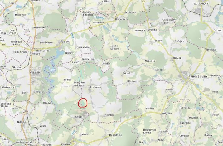 Prodej lesa, Ločenice, 5269 m2