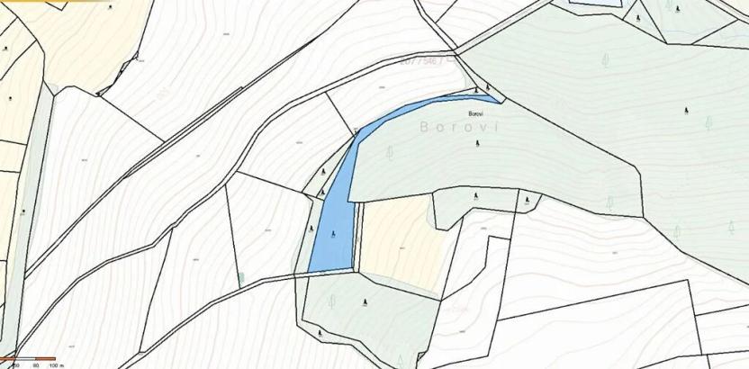Prodej podílu lesa, Herálec, 1094 m2