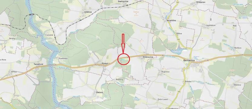 Prodej lesa, Křenovice, 5088 m2