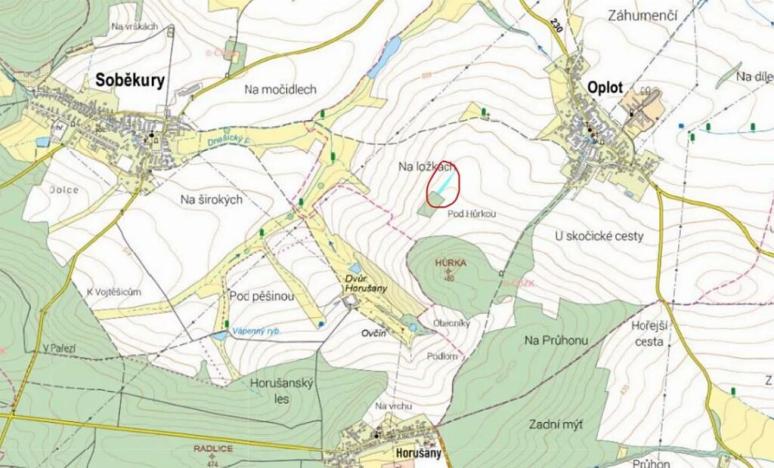 Prodej lesa, Oplot, 1697 m2